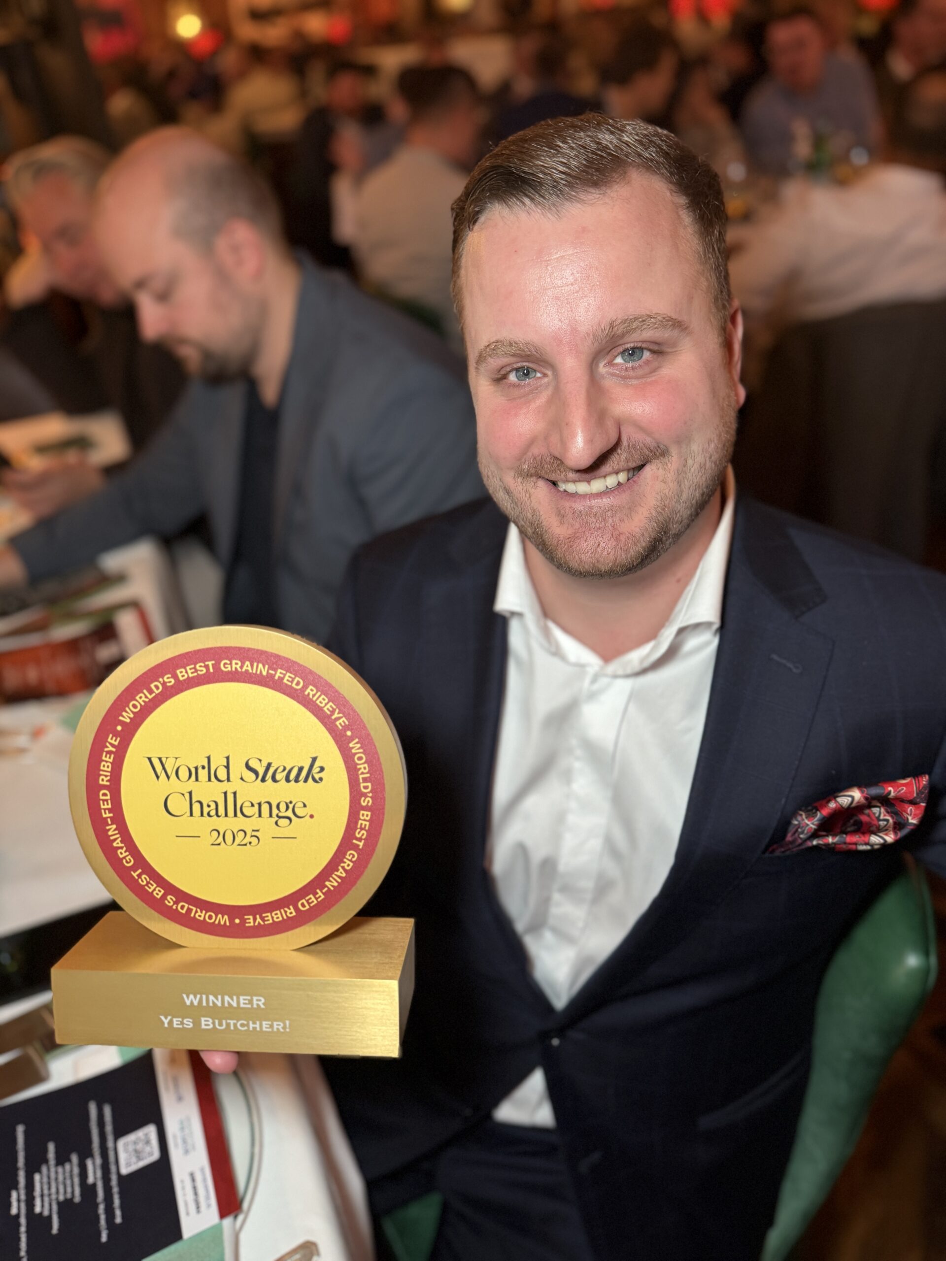 Michał Gniadek z nagrodą World Steak Challenge